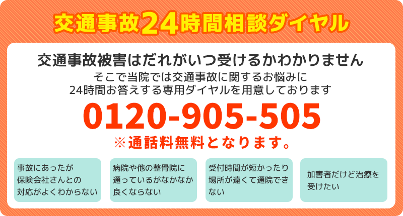 さいたま市交通事故治療相談ダイヤル