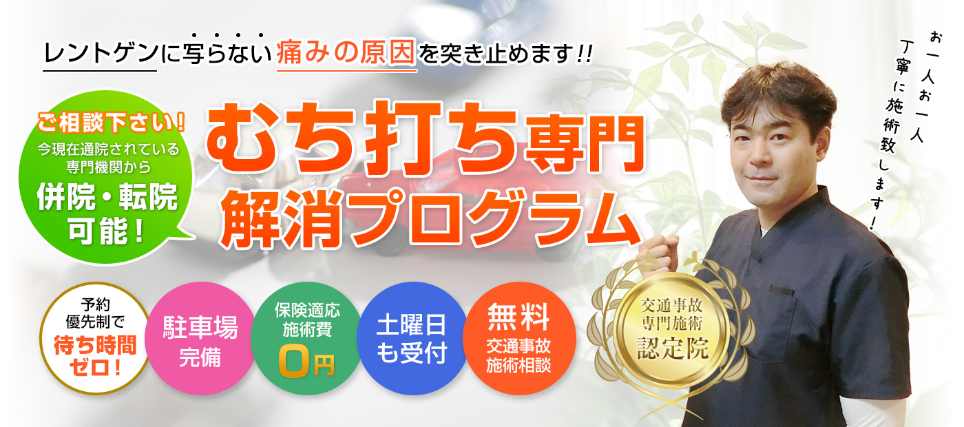 さいたま市緑区交通事故むちうち治療専門院